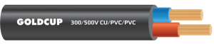 Dây điện 2, 3, 4 lõi ruột mềm bọc cách điện PVC 300/500 V - Cu/PVC/PVC