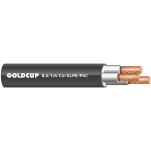 0.6/1 kV Three-Core Unarmoured Cable – Cu/XLPE/PVC