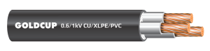Cáp điện 3 lõi không có giáp bảo vệ 0.6/1 kV - Cu/XLPE/PVC