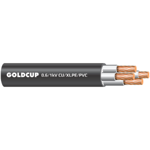 0.6/1 kV Four-Core Unarmoured Cable – Cu/XLPE/PVC