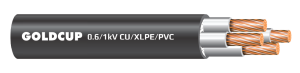 Cáp điện 4 lõi không có giáp bảo vệ 0.6/1 kV - Cu/XLPE/PVC