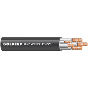 0.6/1 kV Five-Core Unarmoured Cable with Reduced Neutral Conductor – Cu/XLPE/PVC