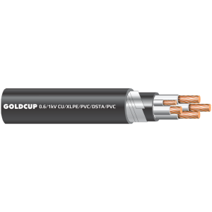 0.6/1 kV Five-Core Armoured Cable with Reduced Earth Conductor (Underground Cable) – Cu/XLPE/PVC/DSTA/PVC