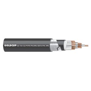 Cáp thông tin tín hiệu có giáp bảo vệ (cáp ngầm) 0.6/1 kV - Cu/PE/PVC(PE)/DSTA/PVC(PE)