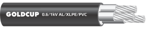 Cáp điện 2,3,4 lõi ruột nhôm không có giáp bảo vệ 0.6/1 kV - AL/XLPE/PVC