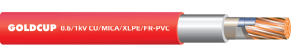 Cáp điện 1 lõi chống cháy không có giáp bảo vệ 0.6/1 kV - Cu/Mica/XLPE/FR-PVC