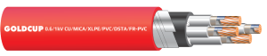 Cáp điện 2, 3, 4 lõi chống cháy có giáp bảo vệ (cáp ngầm) 0.6/1 kV - Cu/Mica/XLPE/FR-PVC/DSTA/FR-PVC