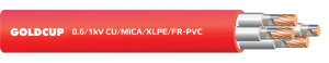 Cáp điện 2, 3, 4 lõi chống cháy không có giáp bảo vệ 0.6/1 kV - Cu/Mica/XLPE/FR-PVC